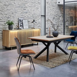 Table extensible chant droit - Dune 2