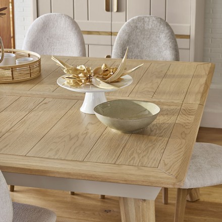 Table fausse carrée - Alva détails