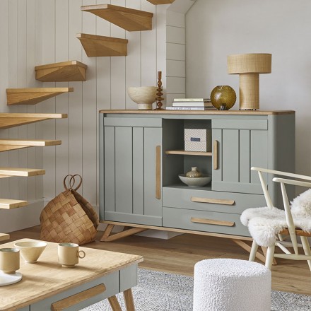 Rangement 2 portes 1 tiroir - Alva