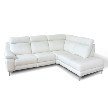 Salon d'angle cuir relax - Alamo gauche