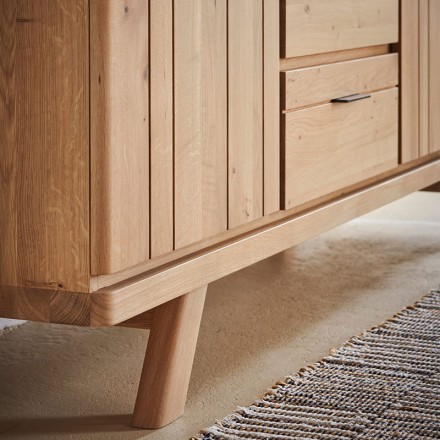 Petit buffet 4 portes 1 tiroir - HAVANE détails