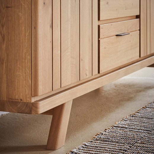 Petit buffet 4 portes 1 tiroir - HAVANE détails Petit buffet 4 portes 1 tiroir - HAVANE détails