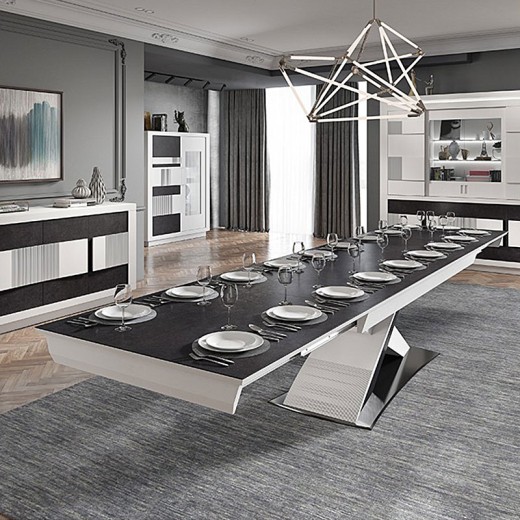 Table rectangle extensible - BERLIN détails Table rectangle extensible - BERLIN détails