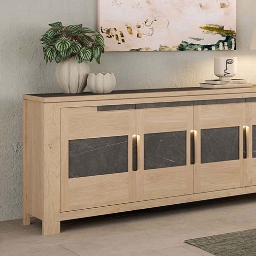 Buffet 4 portes/1 tiroir - MILOS Buffet 4 portes/1 tiroir - MILOS