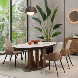 Table ovale extensible - Santorin