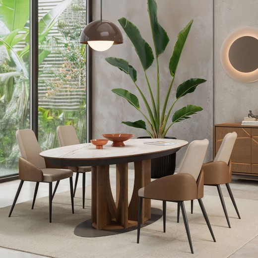 Table ovale extensible - Santorin Table ovale extensible - Santorin