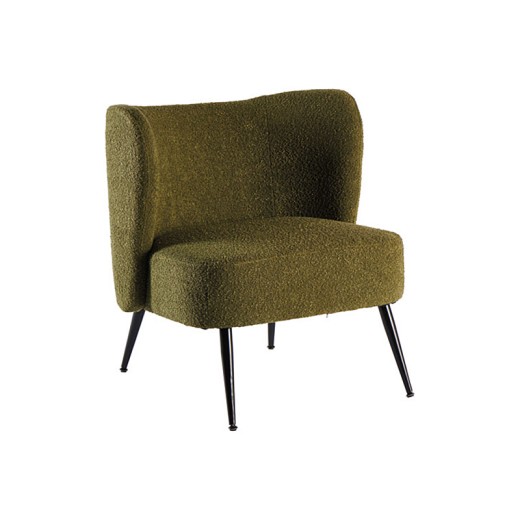 Fauteuil décoratif tissu - Ripple vert