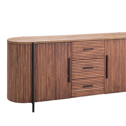 Buffet 2 portes 3 tiroirs - Troms détails Buffet 2 portes 3 tiroirs - Troms détails