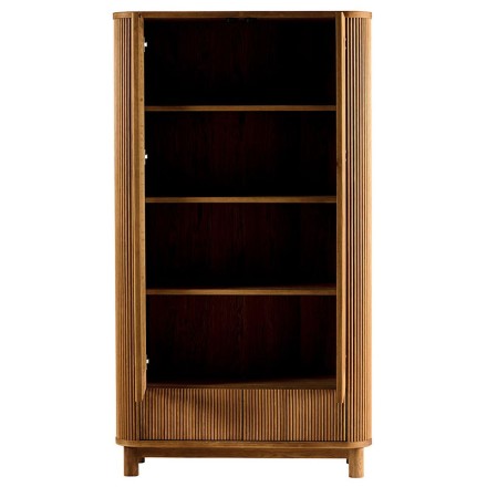 Vitrine 2 portes/2 tiroirs - Winton ouverte