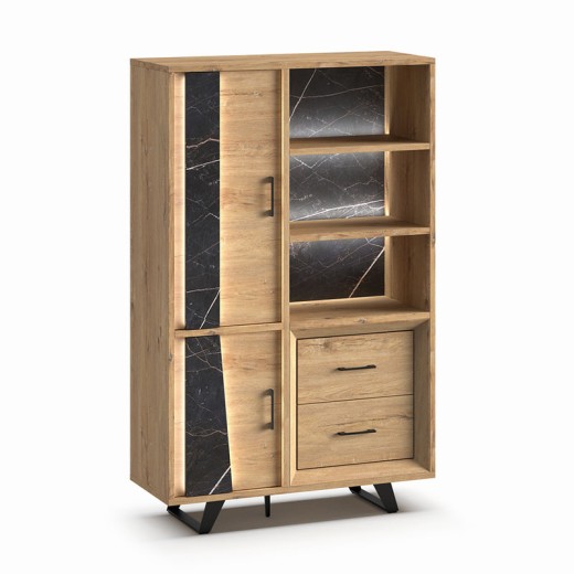 Vitrine 2 portes & 2 tiroirs - RICHARD