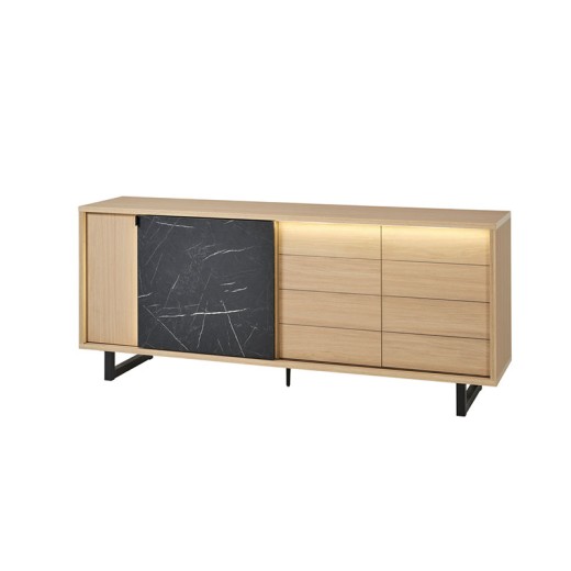 Buffet portes coulissantes+LED - TOSCANO