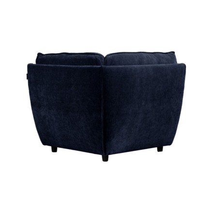 Élément d'angle tissu bleu - EMILIE