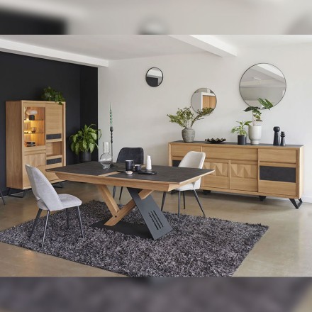 Buffet 4 portes 1 tiroir - Delta ambiance pointe