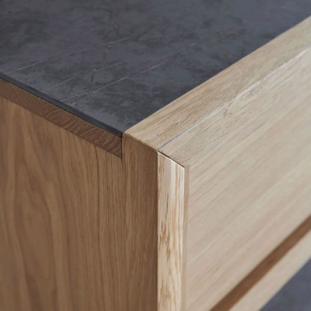 Meuble TV 1 porte céramique - DELTA DETAILS