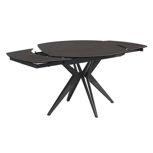Table ovale 130 extensible céramique - Nénuphar détails Table ovale 130 extensible céramique - Nénuphar détails