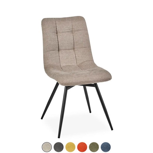 Chaise moderne tissu - Angela