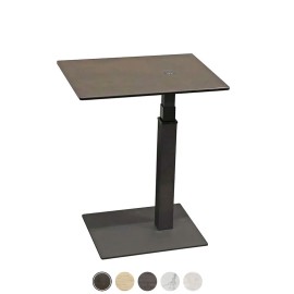 Bout de canapé ajustable céramique iron - Monza