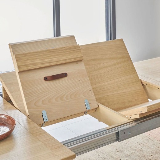 Table tonneau extensible - Rivage détails