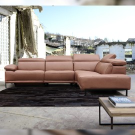 Salon d'angle cuir relax - Linus 2