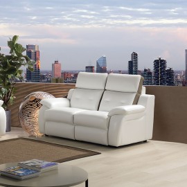 Salon 2 places fixes cuir - Continental