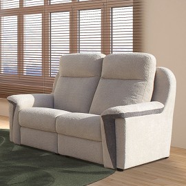 Canapé 2 places fixes tissu - Dore