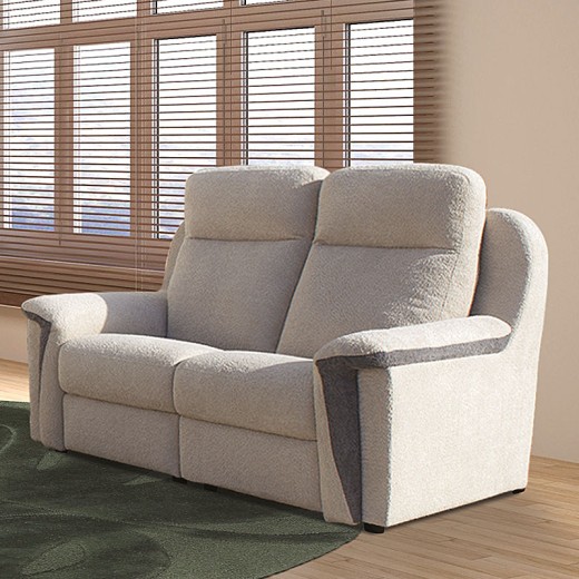 Canapé 2 places fixes tissu - Dore Canapé 2 places fixes tissu - Dore