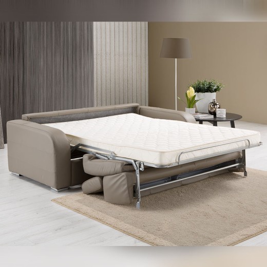 Canapé convertible cuir - Dream déplié