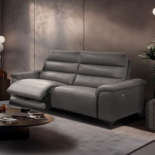 Canapé 3 places cuir relax - Elisir Canapé 3 places cuir relax - Elisir