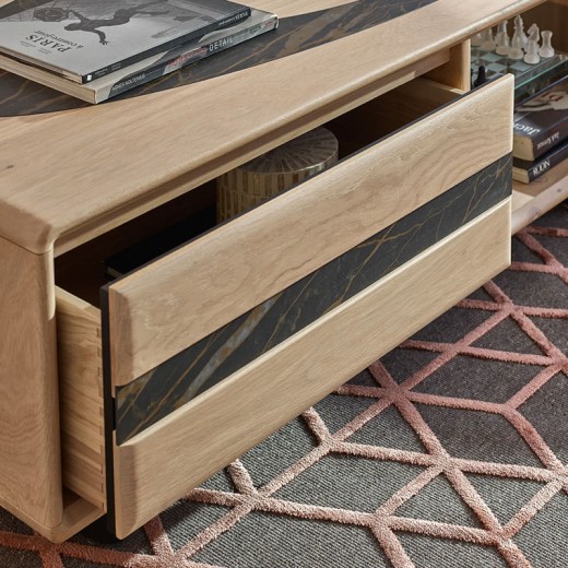 Table basse 1 tiroir - Thalès détails Table basse 1 tiroir - Thalès détails