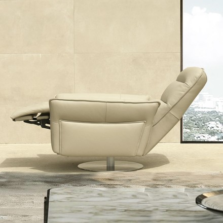 Fauteuil pivotant relax - Elite déplié