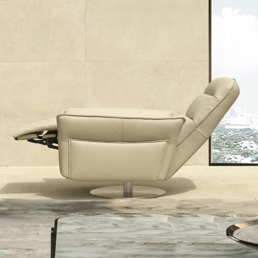 Fauteuil pivotant relax - Elite déplié