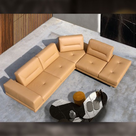 Canapé d'angle droit - Flamingo dessus