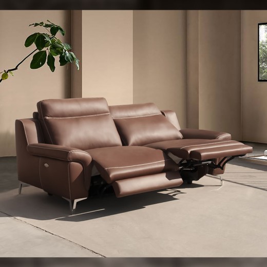 Canapé 3 places relax cuir - Gemini