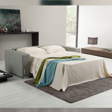 Canapé convertible tissu - Kelly ouvert