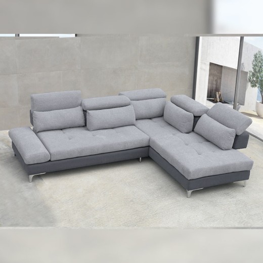 Canapé d'angle tissu - Kraft