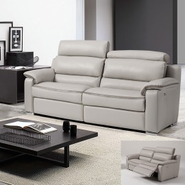 Canapé 3 places relax cuir - Mercury