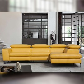 Canapé d'angle droit relax cuir - Maxim 2