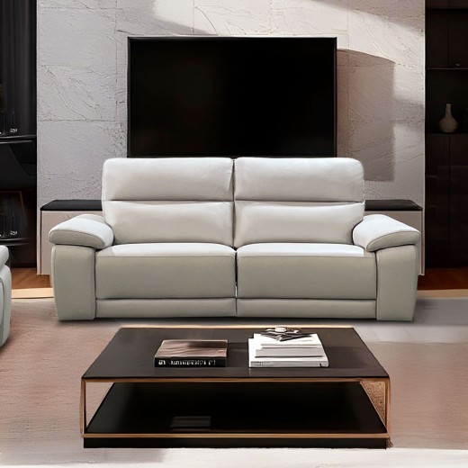 Canapé 3 places relax cuir - Lupin face Canapé 3 places relax cuir - Lupin face