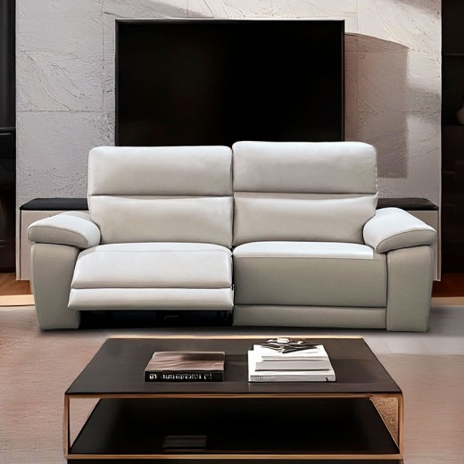 Canapé 3 places relax cuir - Lupin Canapé 3 places relax cuir - Lupin