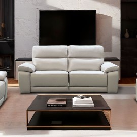 Canapé 2 places cuir - Lupin