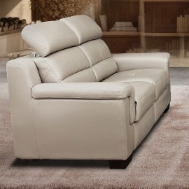 Canapé 2 places cuir - Léon 2