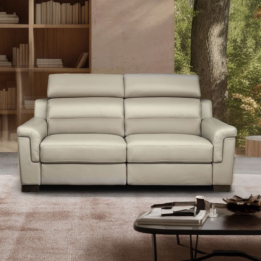 Canapé 2 places cuir - Léon