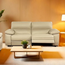 Canapé 3 places relax cuir - Leman