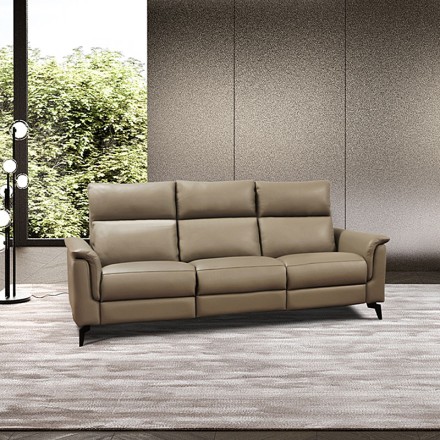 Canapé 3 places relax cuir - Modena face