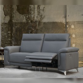 Canapé 3 places relax cuir - Olimpo