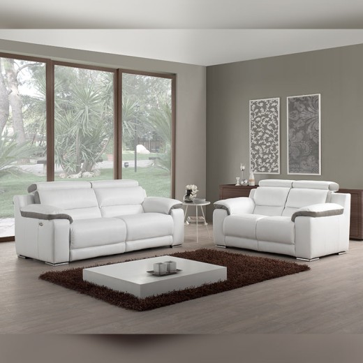 Canapé 3 places relax cuir - Murano ambiance