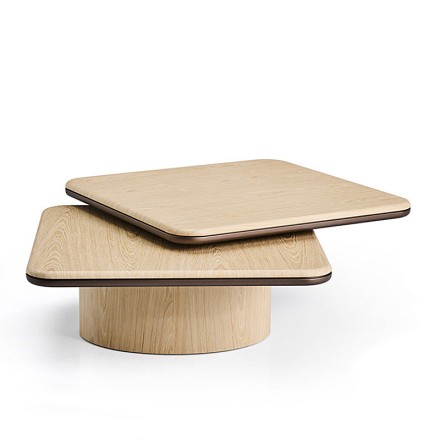 Table basse carrée extensible - Bolto ouverte