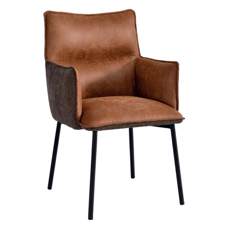 Fauteuil de séjour - LOKKA MARRON