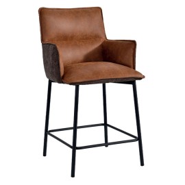 Chaise de bar - LOKKA MARRON