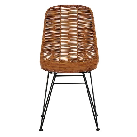 Chaise rotin naturel  - STEEN FACE